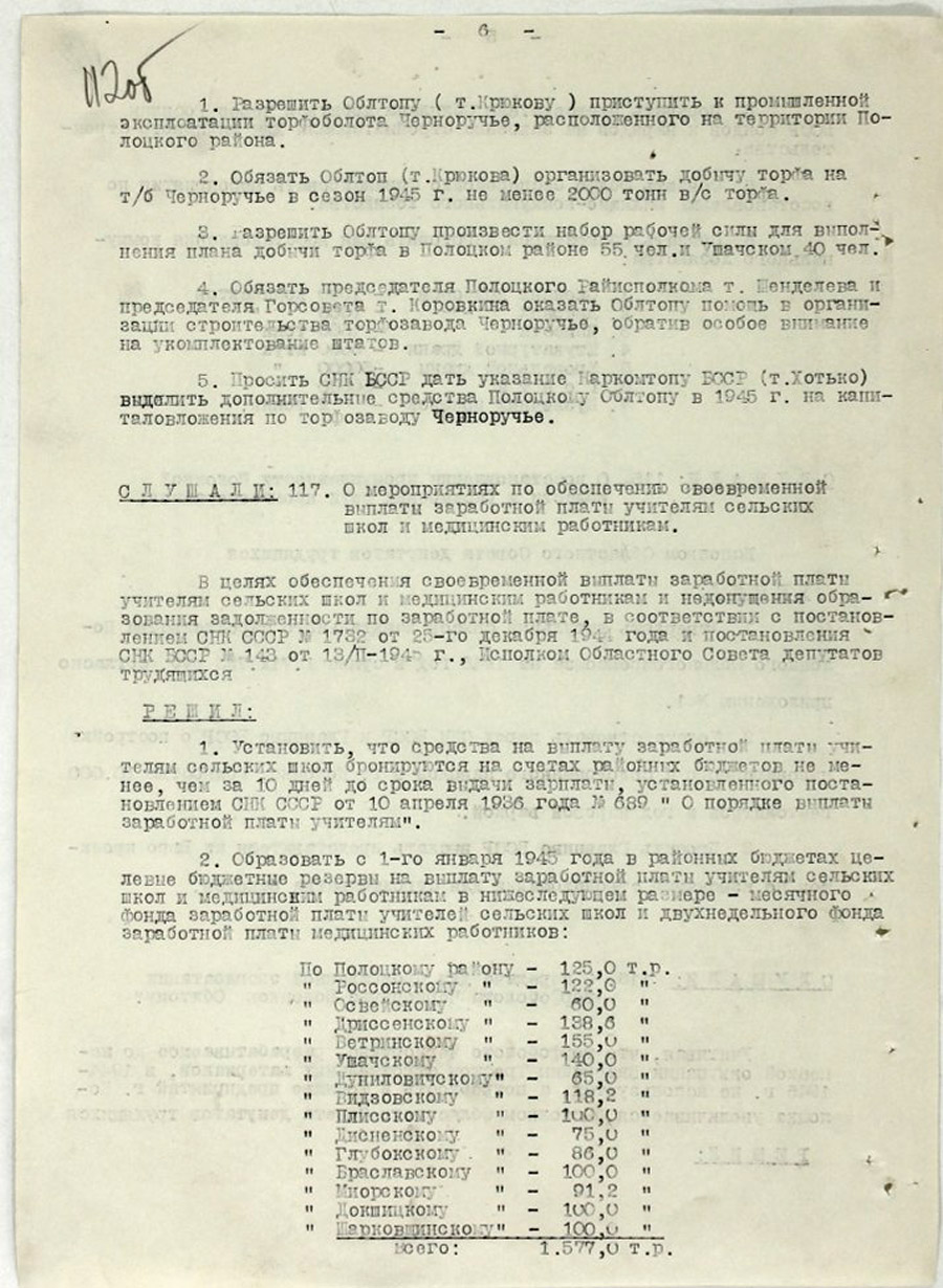 Протокол № 9 заседания Исполнительного комитета Полоцкого областного Совета депутатов трудящихся и его исполнительного комитета [Решение № 148 «Об открытии 5 вновь построенных высоководных мостов через р.Западную Двину, р.Полоту и р.Дриссу»]-стр. 5
