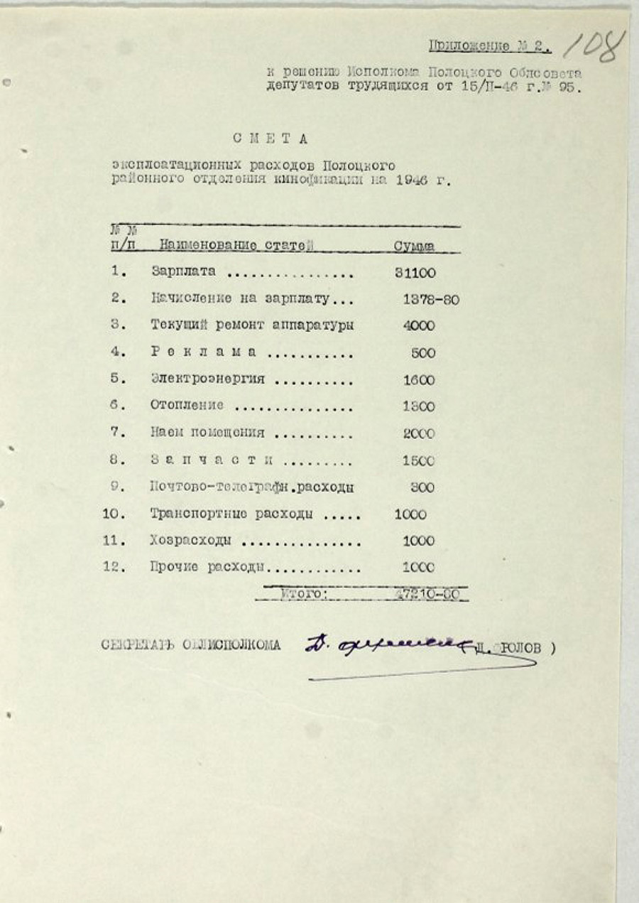Протокол № 5 заседания Исполнительного комитета Полоцкого областного Совета депутатов трудящихся и его исполнительного комитета [Решение № 86 «О ходе строительства тепловой электростанции в городе Полоцке», Решение № 89 «О создании в городе Полоцке областного историко-краеведческого музея»]-стр. 26
