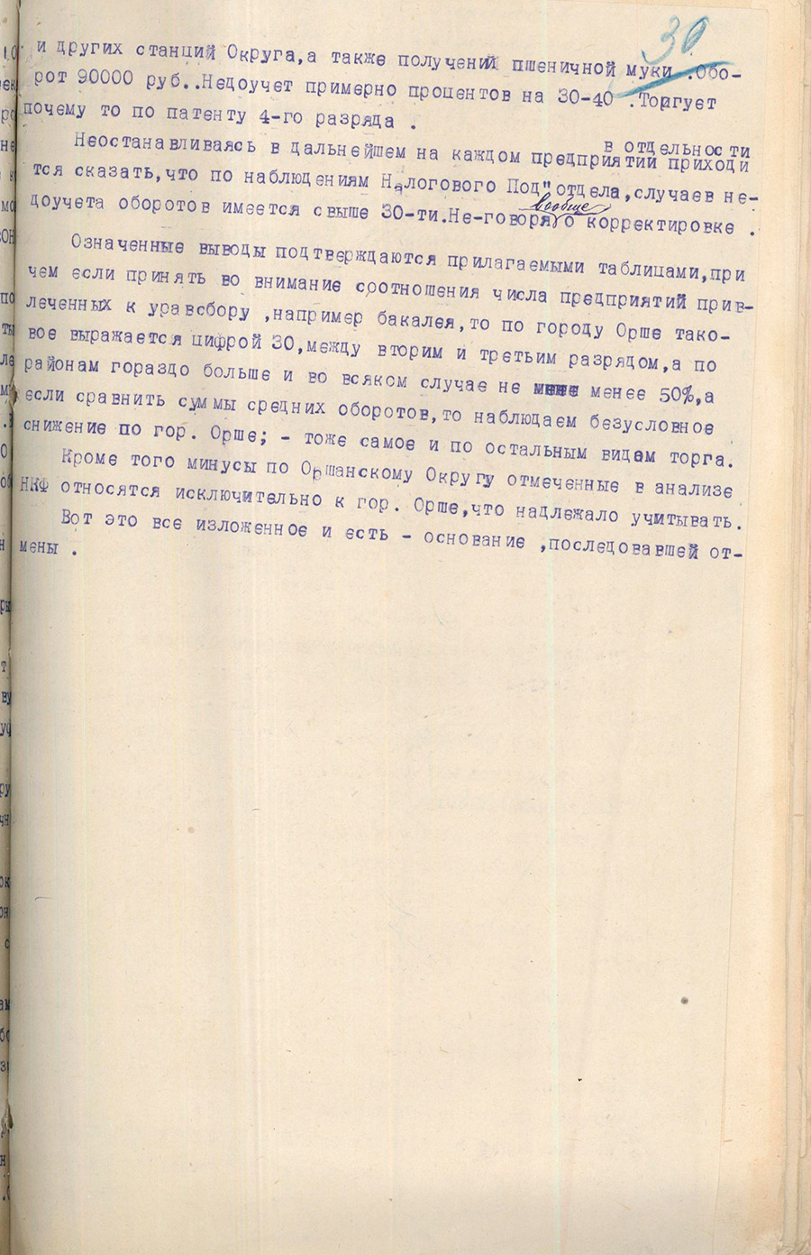 Список существовавших в г.Орше торговых предприятий в 1925 г.-стр. 2