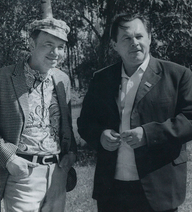 Foto von Andrei Voznesensky und Andrei Makaenka-с. 0