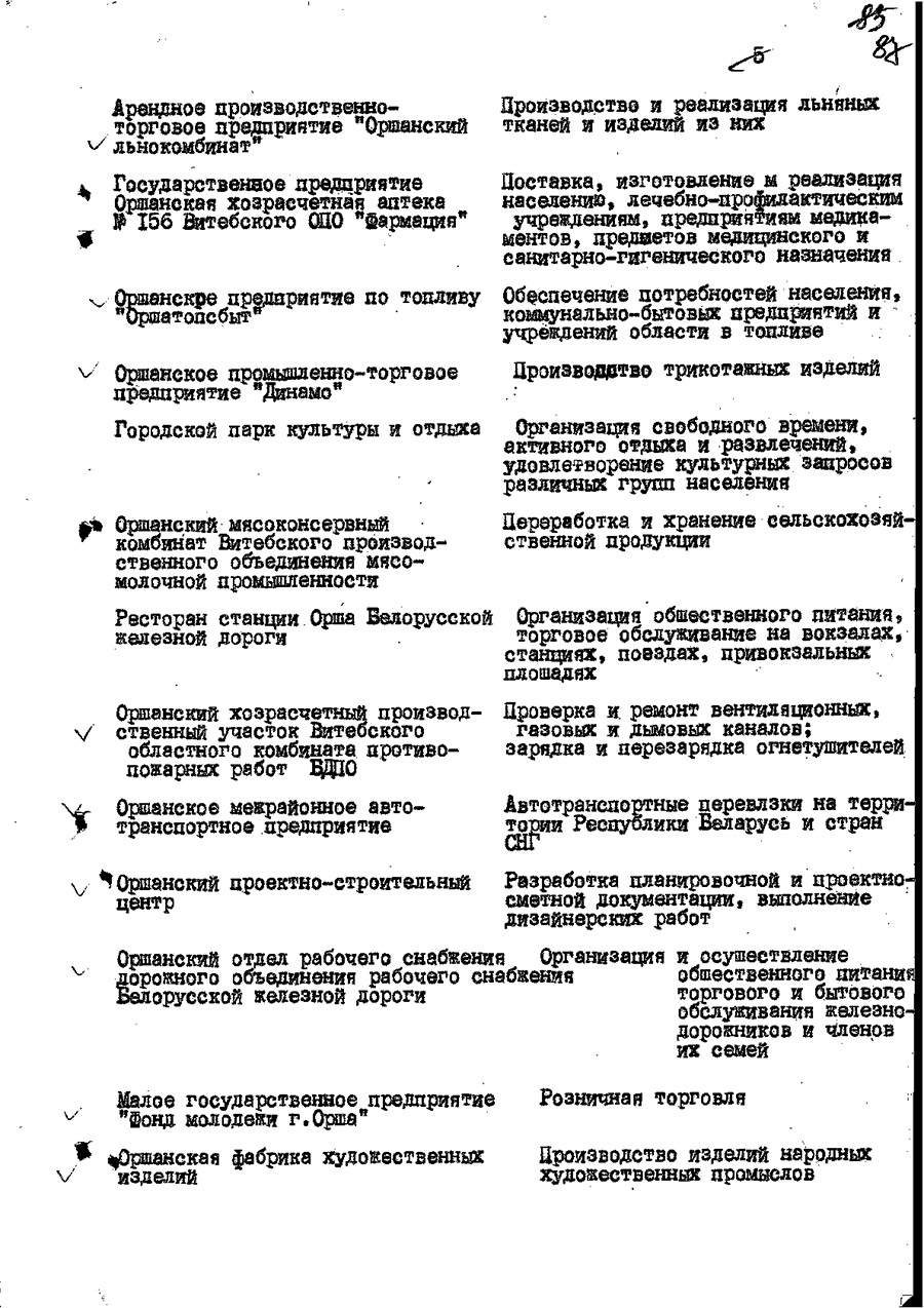 Решение № 1019 Оршанского городского исполнительного комитета «О регистрации действующего Городского парка культуры и отдыха в г. Орше»-стр. 1