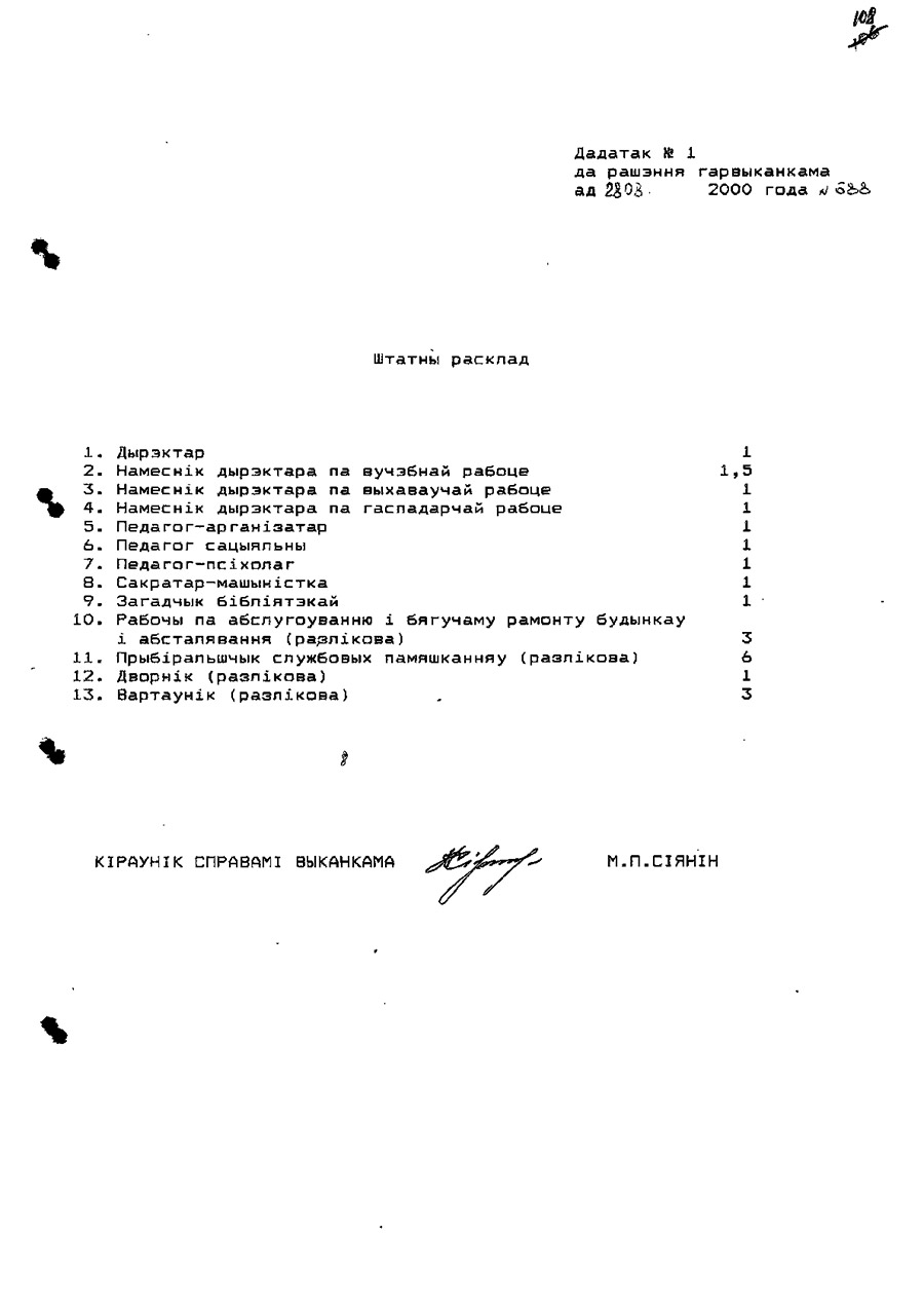 Решение Оршанского городского исполнительного комитета от 28.08.2000 №688 об открытии начальной школы № 24 в здании бывшего ПТУ № 140-стр. 1