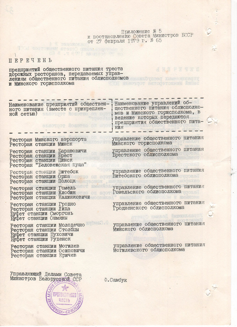 Постановление Совета Министров БССР от 27.02.1979 №65 о совершенствовании управления торговлей и переводе Министерства торговли БССР на новые условия планирования и экономического стимулирования-стр. 12