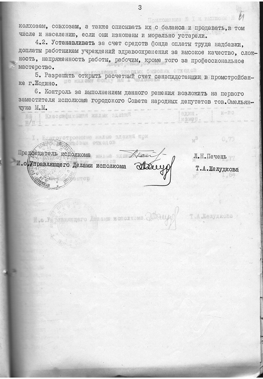 Решение исполнительного комитета Жодинского городского Совета народных депутатов «О создании городского территориального медицинского объединения»-с. 2